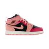 Air Jordan 1 Mid PS Coral Chalk Barnsneakers Rosa Rush-Rosa Svart 640734-662