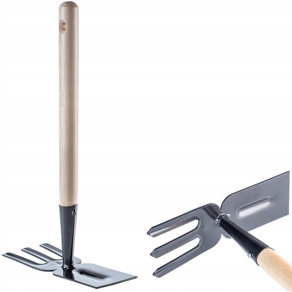 KADAX Small Hoe For Soil Wooden Handle