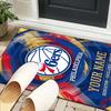Custom Name76ers Basketball Team Carpet, Indoor Rug, Chair Rug, Living Rooms, Doormat Made From Polyester Home Decor Birthday Christmas Gifts