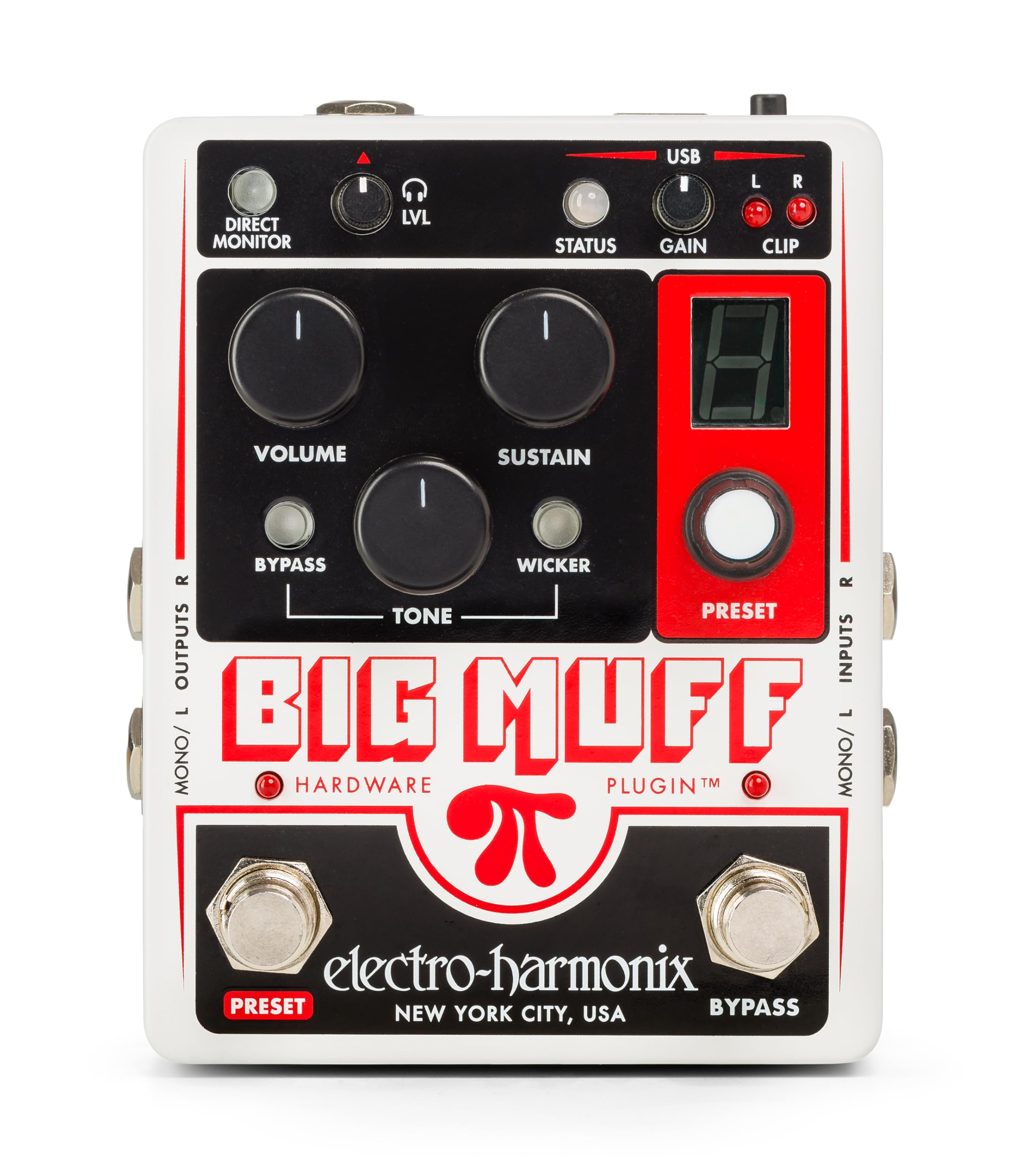 

Big Muff Pi Апаратний плагін Апаратний плагін Гітарний ефектор ELECTRO-HARMONIX