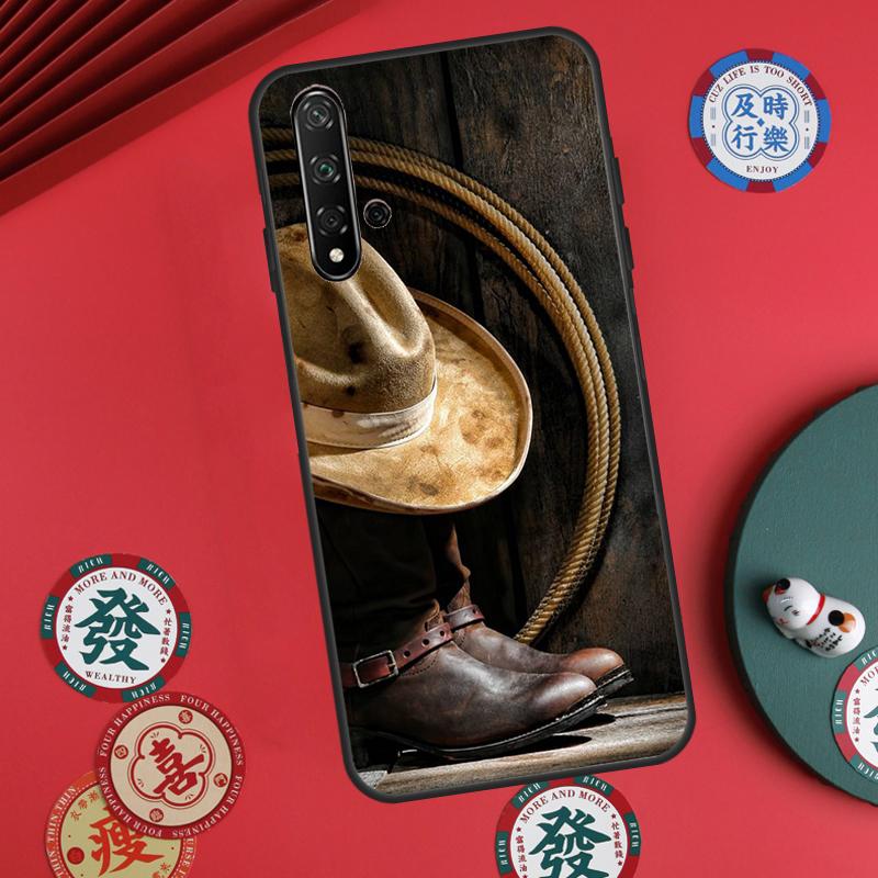 Rodeo Cowboy Lasso Horses For Huawei Nova Y73 Y72 Y61 Y91 Y90 Y70 Y60 12s 12i 11i 8i 9 10 SE P60 Pro P30 P40 Lite Case