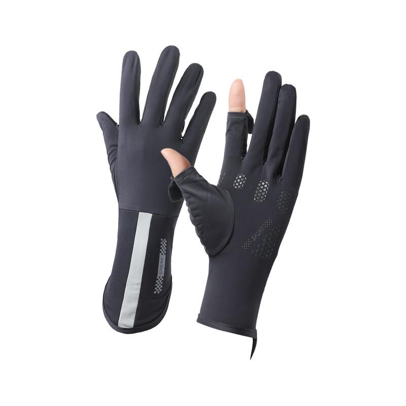 Shelundo Summer UV Protection Fingerless Driving Cycling Gloves