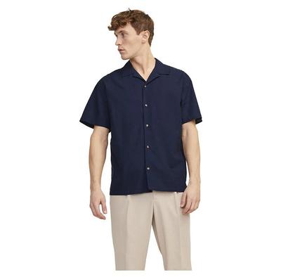 Jack & Jones Letná ľanová košeľa s krátkym rukávom