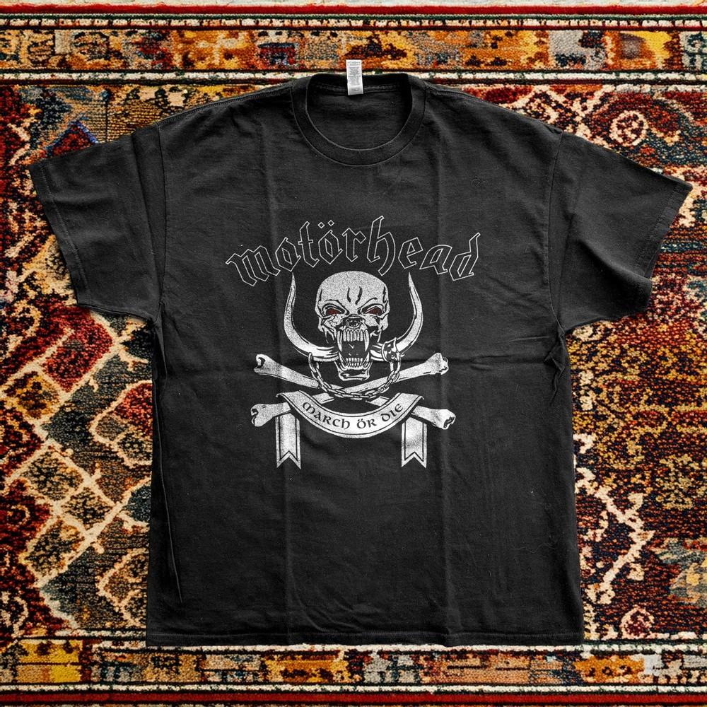 Motorhead March R Die Rock Band Basic Style Unisex TShirt Size S5XL Unisex T-Shirt XXL