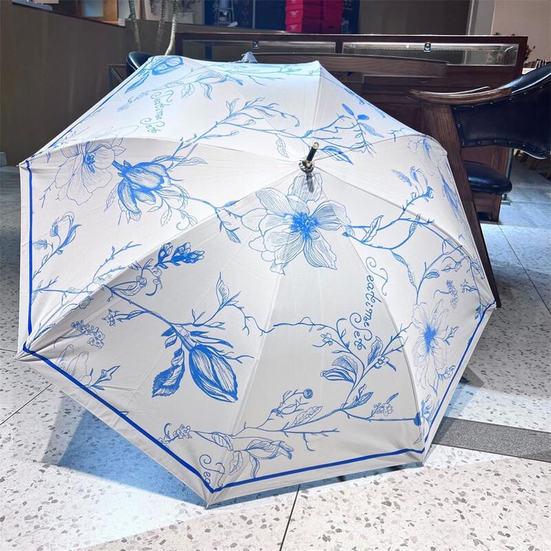 

OIMG Semi-Automatic UV Protection Curved Handle Umbrella