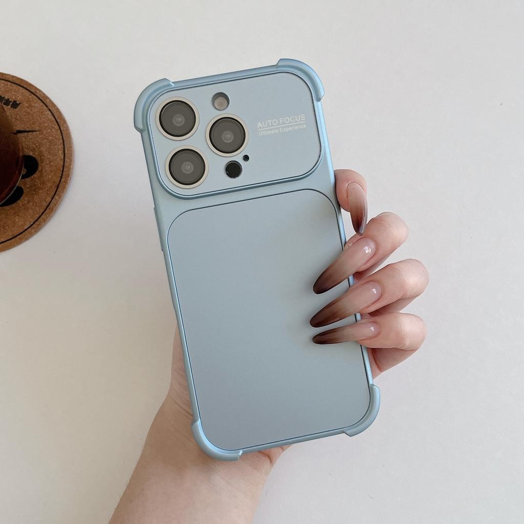 The original color of the large window lens is suitable for iPhone16Pro Max Apple 17 mobile phone case 15/14 simple and anti-drop.