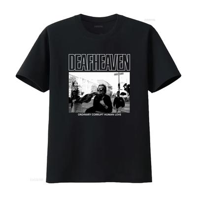 New Hot Deafheaven Band Black T Shirt For Fan Size S To 4XL Ordinary Corrupt Human Love Print Fashion Streetwear Vintage