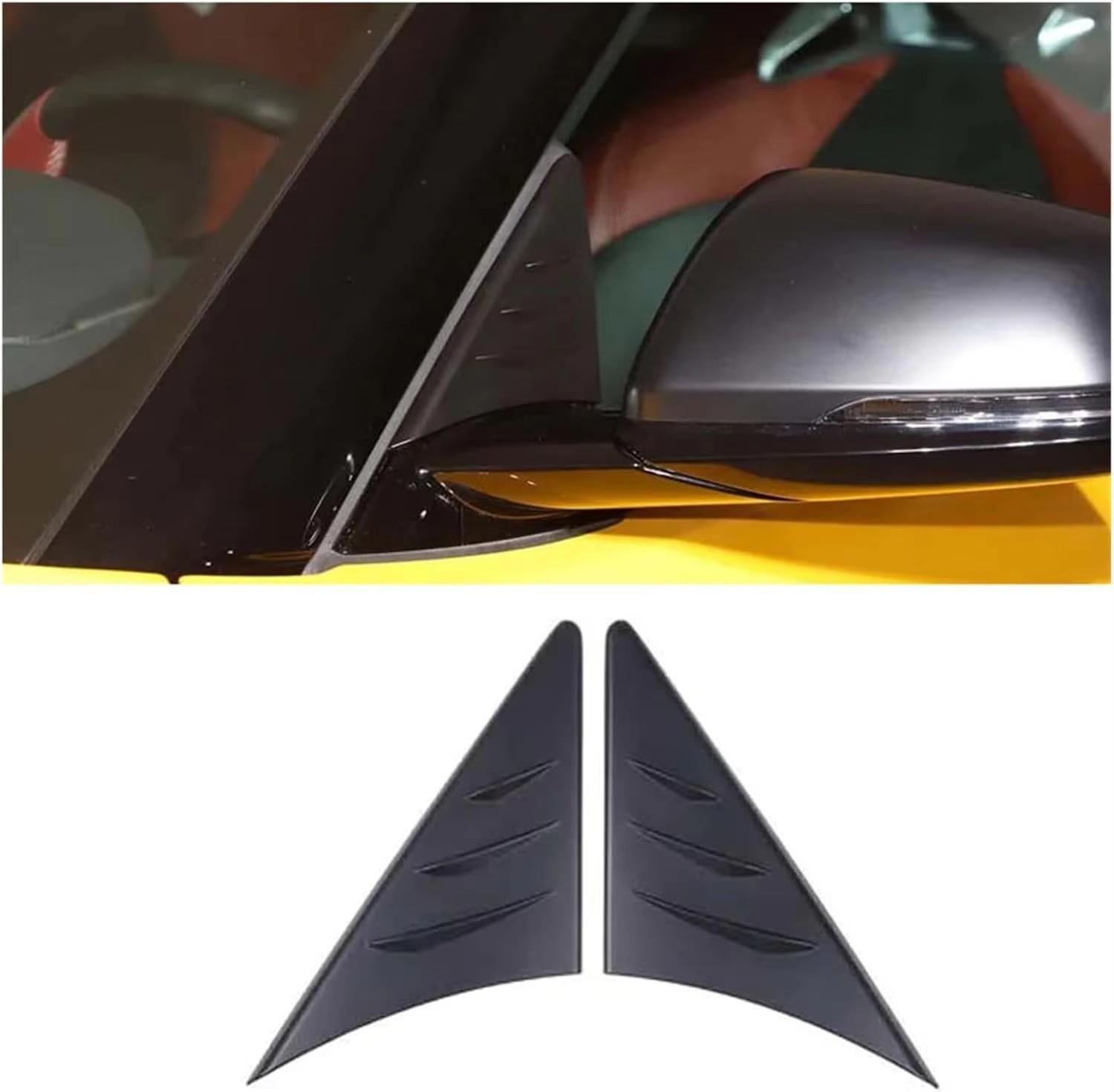 

For Toyota GR Supra A90 MK5 2019-2026 Car A Pillar Rearview Mirror Panel Trim Accessories Side Window Spoiler Triangle Cover