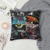 Home Decoration Ghost Rock Metal Band Pillowcase Accessories Pillow Cover Square Multi-Size