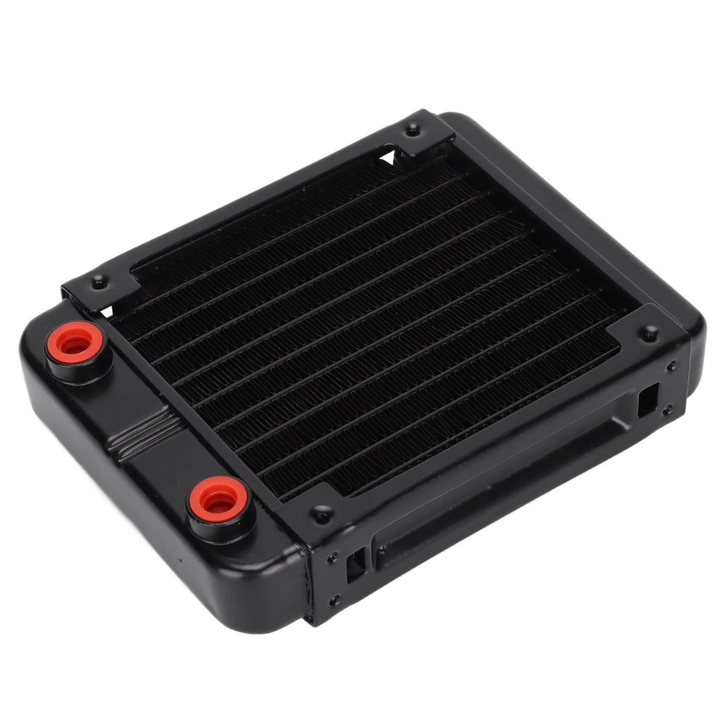 Aluminium-Radiatoren Gute Wärmeableitung 10 Wärmeableitungsrohre Geräuscharm G 1 4 Schraubgewinde CPU Aluminium-Radiatoren