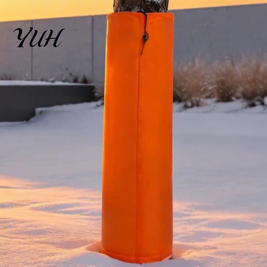 Tree Trunk Insulation Cover Palm Protector, Wrap with Drawstring, Dia 7.9" 11.8 ", Winter Plant Protection Bark for Outdoor Garden Trees Cold Weather