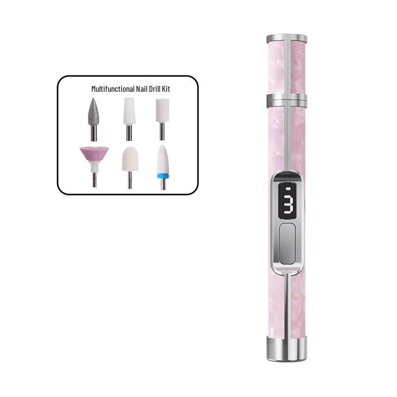 Portable Rechargeable Nail Grinder & Polisher - Professional Manicure Tool for Dead Skin Removal