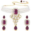 Kristall-Faux-Perlen Schmuck-Geschenkset für Damen