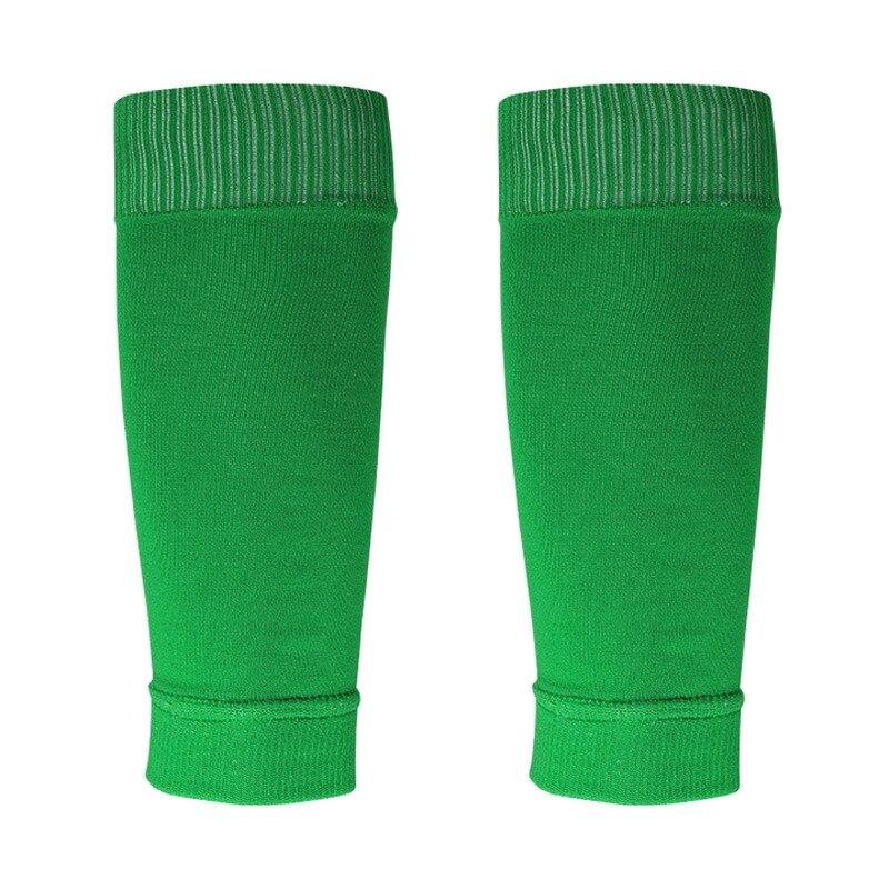 Adult/Juvenile Football Leg Guard Sleeves Knit Compression Calf Warm Knee Pad High Socks One Pair Set