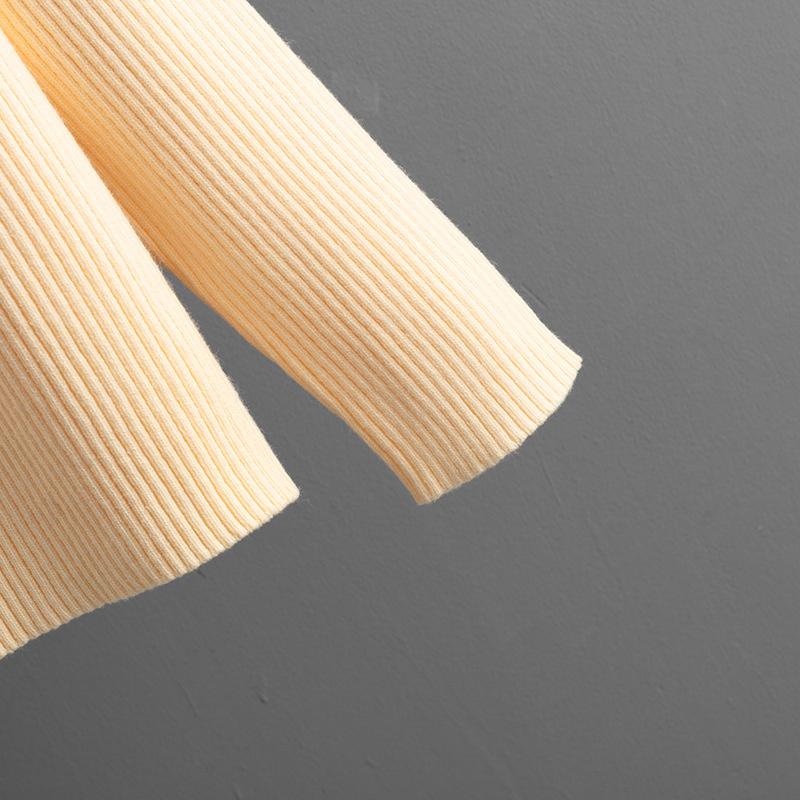 Women's Autumn And Winter Plus Size Sweater Half High Neck Solid Color Knit Top Sweater