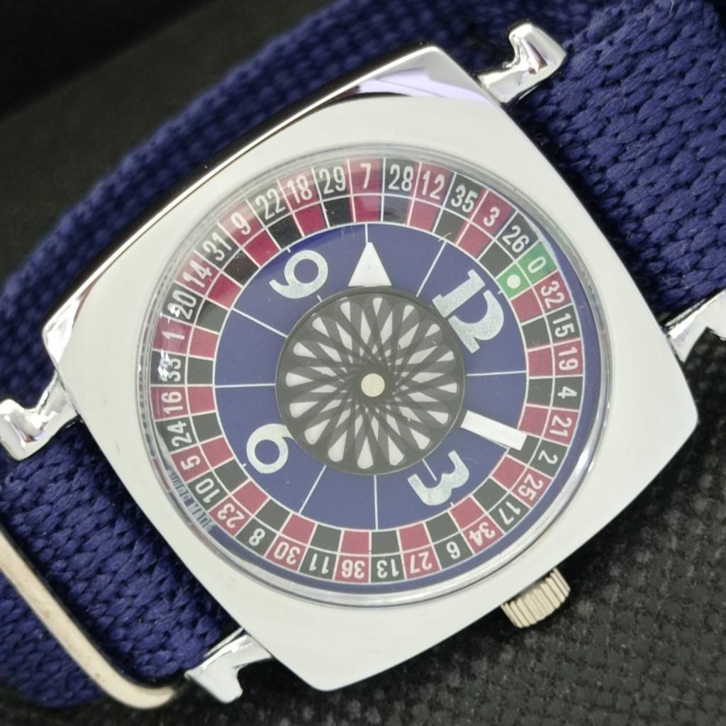 

MECHAINCAL WINDING SWISS MENS MYSTERY BLUE DIAL WATCH a309888-1 Sku587g-a309888
