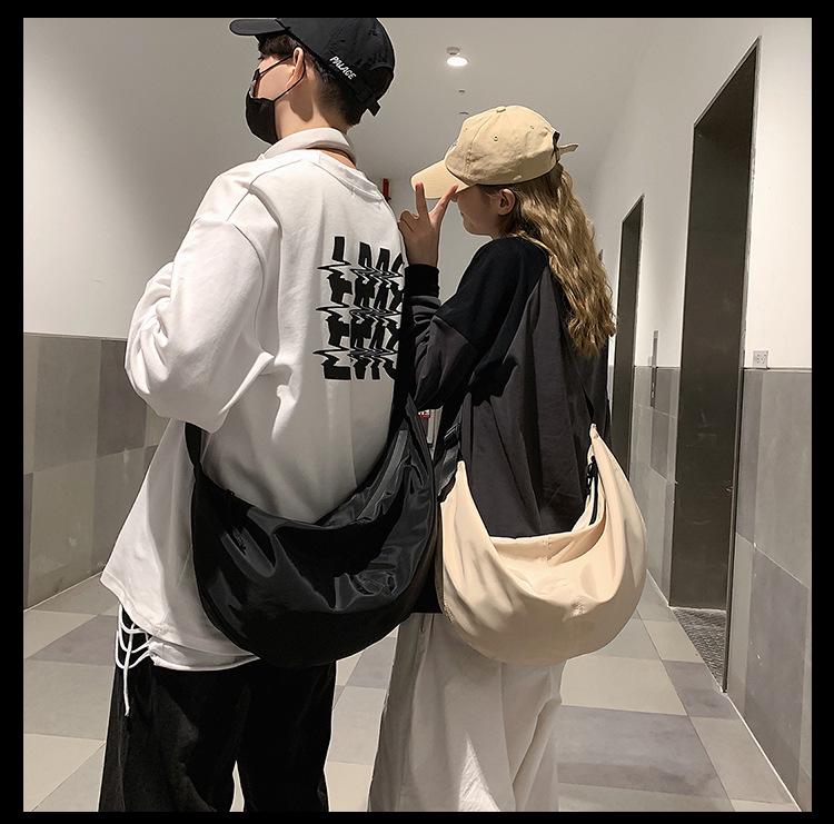 Japanese Style Large Capacity Crossbody Backpack for Men and Women – Trendy and Simple
