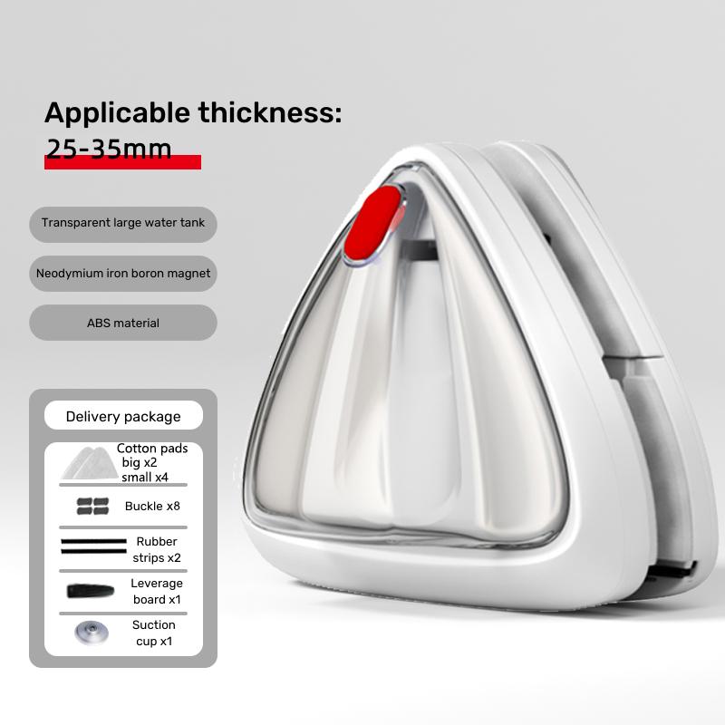 Magnet Windows Cleaner Automatic Drainage Wiper Glass Double Sided Window Washer Window Cleaner Brush Household Cleaning Tool