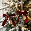 Crisp Sound Christmas Pendant Red Christmas Tree Decoration  Xmas New Year Decorative