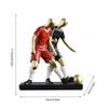 Soccer Team Figurine Resin Football Player Figurine Miniature Football Boys Model Home Art Football Decoration For Wine Cabinet