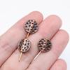 Twisted-Pattern Small-Hole Spacer Beads Mini Antique Bronze Silver Jewelry Making String Beads Separator