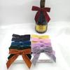 6pcs Velvet Christmas Bows 4.72" Gift Wrapping Tools Xmas Tree Decor Red Green Brown Rustic Crafts Gift Twist Tie Ribbon Bows