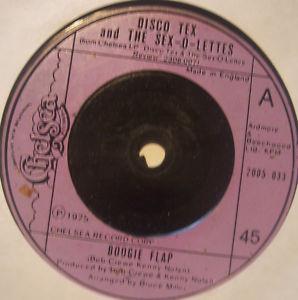 7inch Record DISCO TEX & HIS SEX-O-LETTES - Boogie Flap 2005033 Chelsea Records 1975 UK Soul/Funk Used
