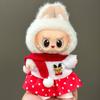 YWHOLA Doll Clothes Christmas Suits 1-3 Generations Cartoon Toy Dolls-Excluding Shoes Plastic Polyester Material 17cm Size 1:3