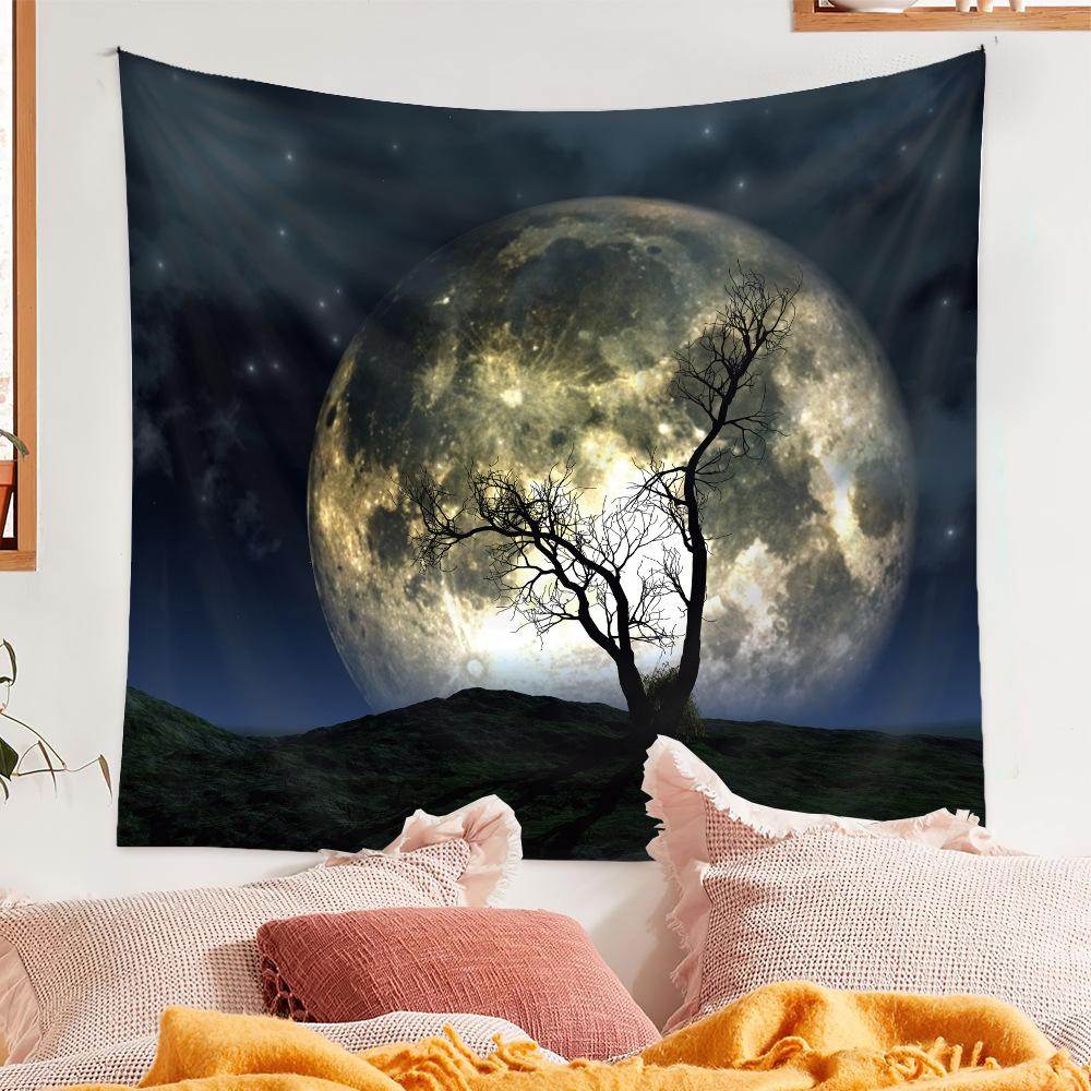 Tapestry Ins Tapestry Psychedelic Tapestry Background Cloth Galaxy Hanging Cloth