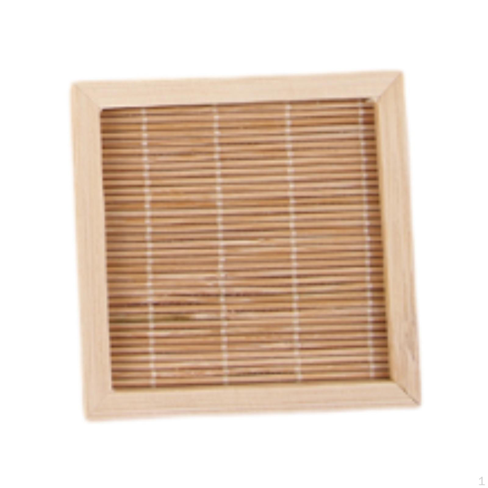 

Cooling Mat for Hamster Cage Bamboo Pet Accessory Gift Guinea Pig 8.5cmx8.5cm