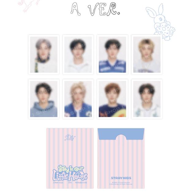Vorbestellung Stray Kids 6. Fanmeeting Stay in Our Little House ID-Foto-Set