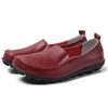 Fashion Women Flats Genuine Leather Fashion Footwear Women Shoe Moccasins Shoes Women Slip On Flat Shoes Soft Plus Size Tenis Feminino