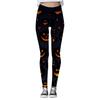 Women's Halloween 3D Printing Slim Stretch Yoga Pants Outdoor Gym Pants