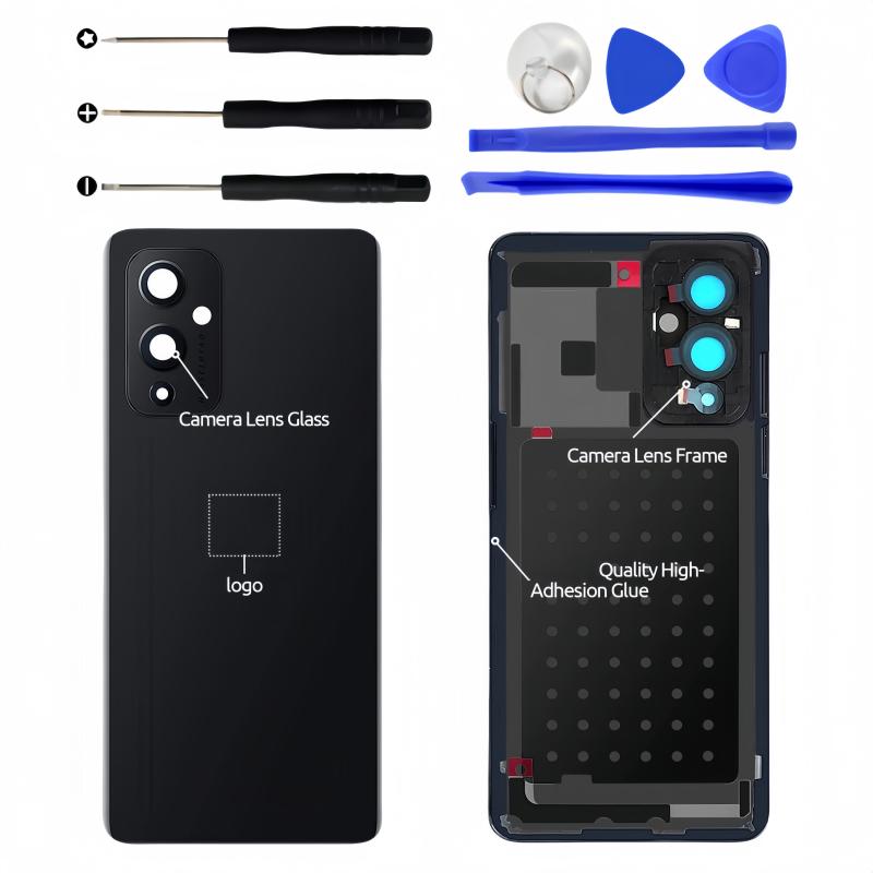 Battery Cover For OnePlus 9 LE2113 LE2111 LE2110 LE2117 LE2115 Back Cover Rear Housing Replacement