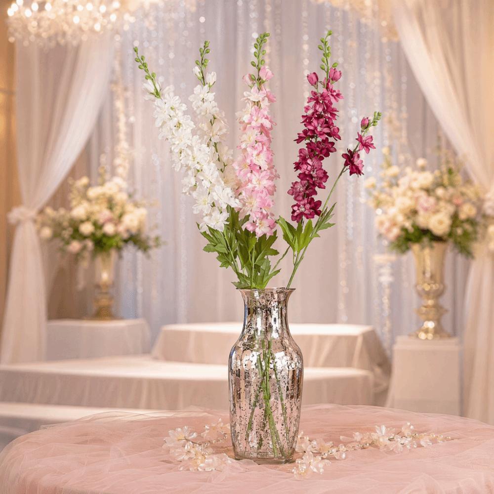 84 CM Length Silk Flowers Silk Material Fake Flower Branch  Indoor Floral Vase Decoration