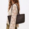 Lor Seoul Quadro Small Cow Leather Woven Shoulder Bag Pcbg260203
