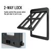 Pet Screen Door Dog and Cat Flap Door for Screen Door In Out 2Way Locking Pets Doors