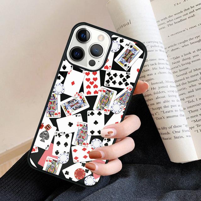 Ace of Spade Playing Card Phone Case Back Cover for iPhone 17 Air 16 15 14 13 11 12 Pro Max Plus Fundas Coque
