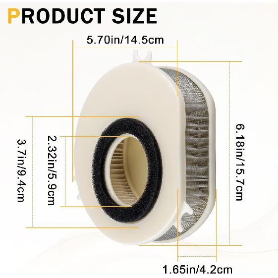 

5EL-14451-00 HFA4913 Air Filter Replacement for Yamaha V-STAR 1100 XVS 1100 XVS1100AW XVS1100AT XVS1100A 2000-2009