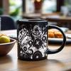 3D Engine Print Mug Ceramic Coffee Cup Dishwasher & Microwave Safe Mechanic Workshop Drinkware Unique Gift for Car Enthusiasts Mechanics