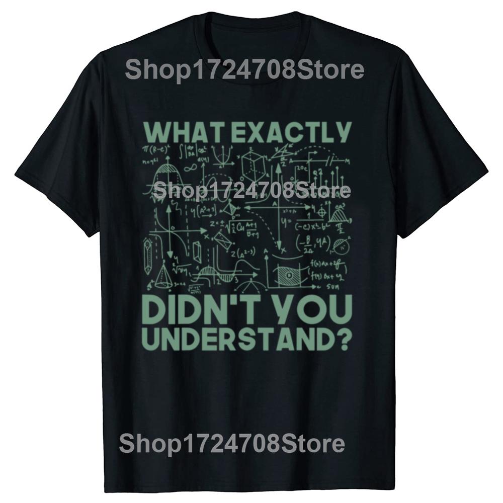 Funny Science Gift Idea Physicist Math Physics Graphic T-shirts Men Fashion Casual Tshirt 100% Cotton Loose Oversized T Shirt