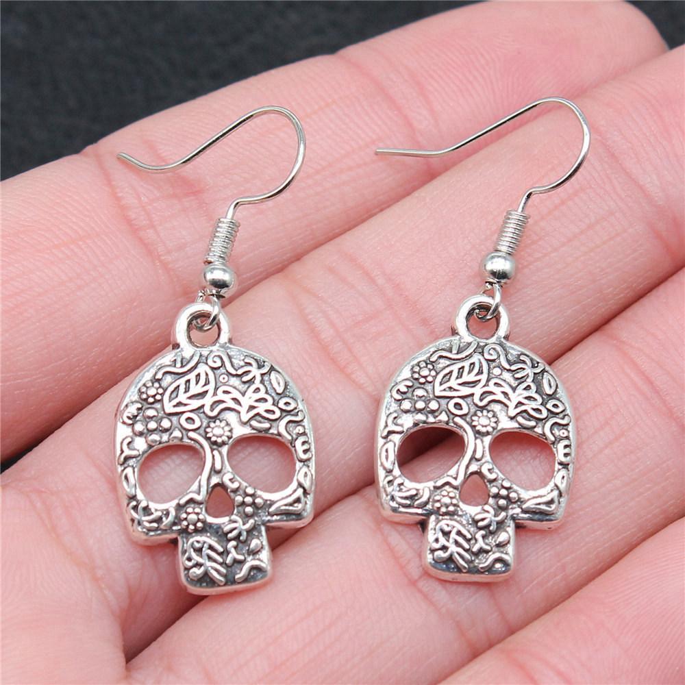 Trendy Initial Halloween-Themed Drop Earrings Various Styles Fun Layering Gift for Mom