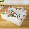 Gradient Color Non Woven Bag with Handle Reusable Large Capacity Tote Bag Environmental Shopping Bag Gift Pouch