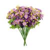 Yousheng 28-Head Artificial Flowers for Outdoors UV Resistant Faux Silk Wildflowers with Stem Fake Floral Arrangement for Planter Hanging Basket Porch