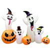 Halloween Inflatable Ghost and Pumpkin Combo Outdoor Yard Decorations Props and Ornaments Polyester 12PP Yulong Funny