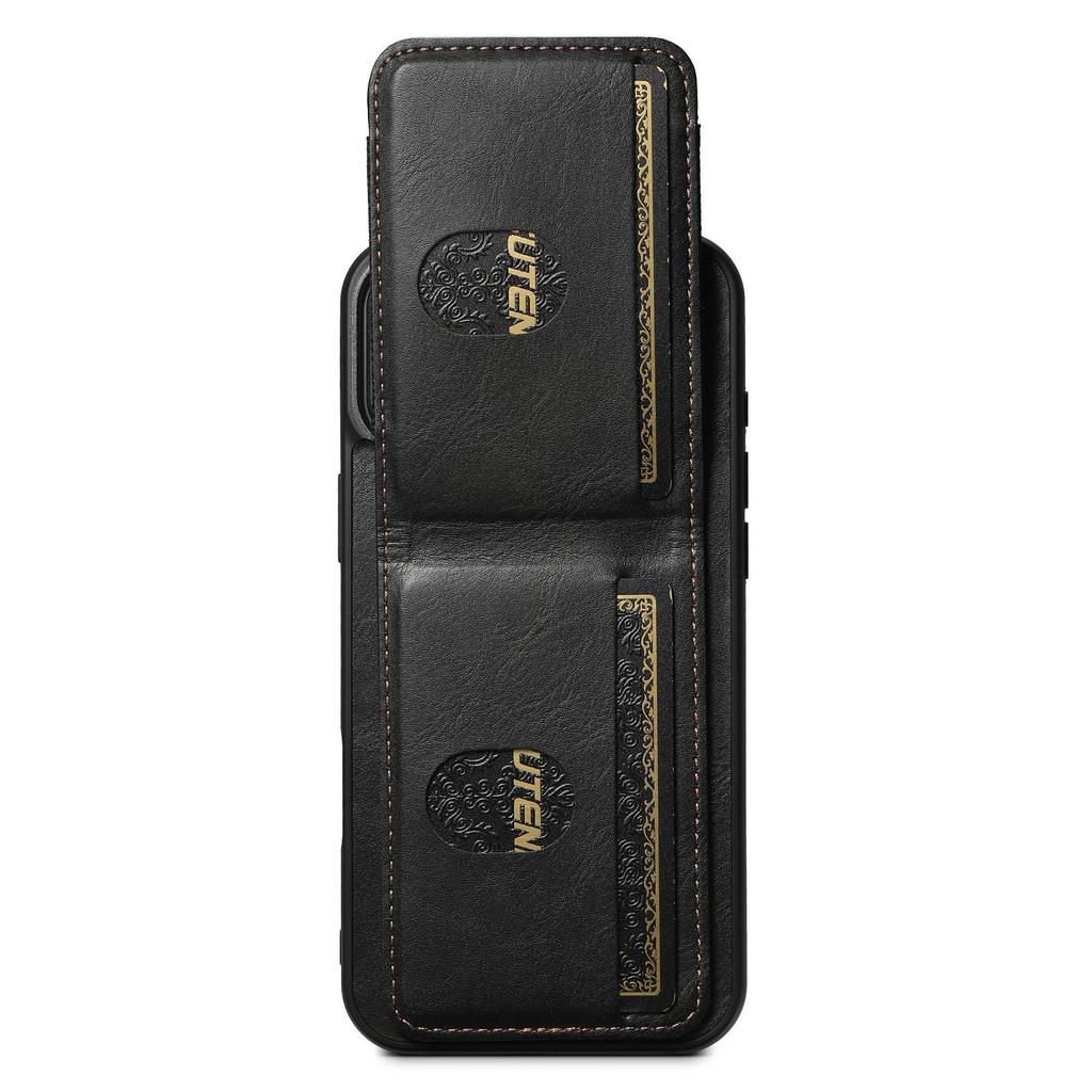 Universal Leather Phone Case with Card Holder & Stand for Apple, Google, Samsung