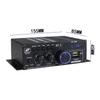 AK-380 Bluetooth Hi-Fi Audio Amplifier 40Wx2 Stereo Power Amp with Remote Control USB SD AUX Input For Home/Car
