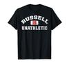Russell Is UnAthletic Humorous Athlete Putdown T-Shirt