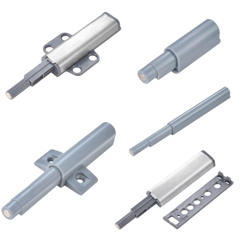 Magnetischer Schranktür-Rücksteller: Kein Griff benötigt, Integrierter Edelstahl, Geräuschdämpfend, Kollisionssicher, Keine Installation, Selbstschiebemechanismus.