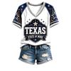 Damen Western Grafik-T-Shirt - Lustiges 'She's From I Can Tell' Neuheit Kurzarm-T-Shirt